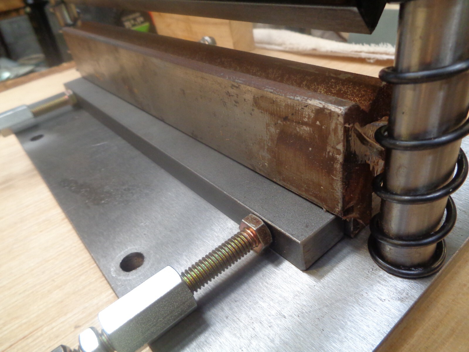Bottom Die Improvements for your 20 Ton Shop Press 12″ Press Brake Attachment