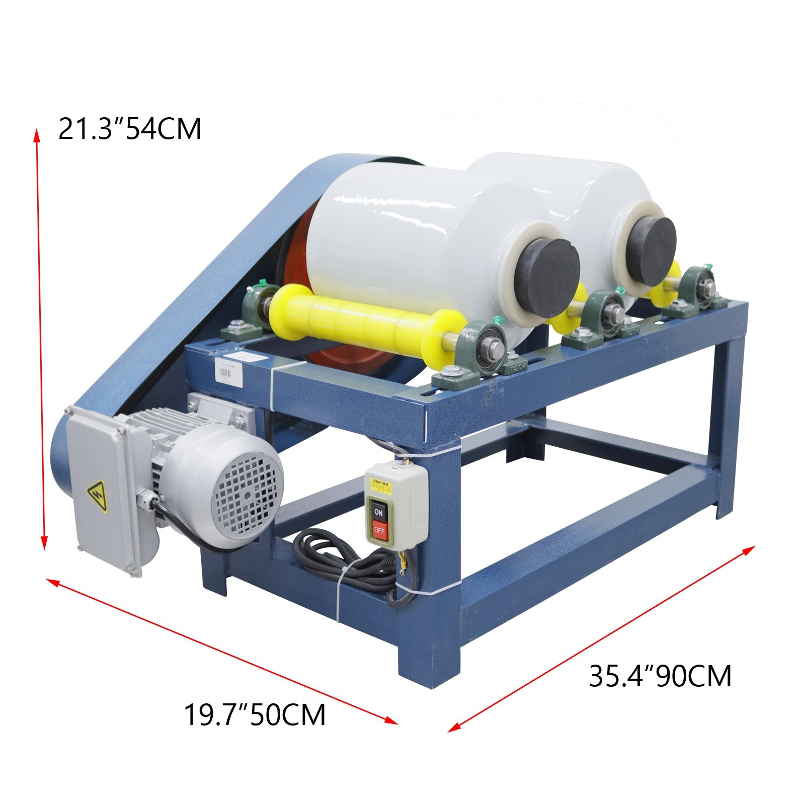 220V Small Lab Ball Mill Full Rubber Roller Glaze Quartz Sand Enamel Grinding