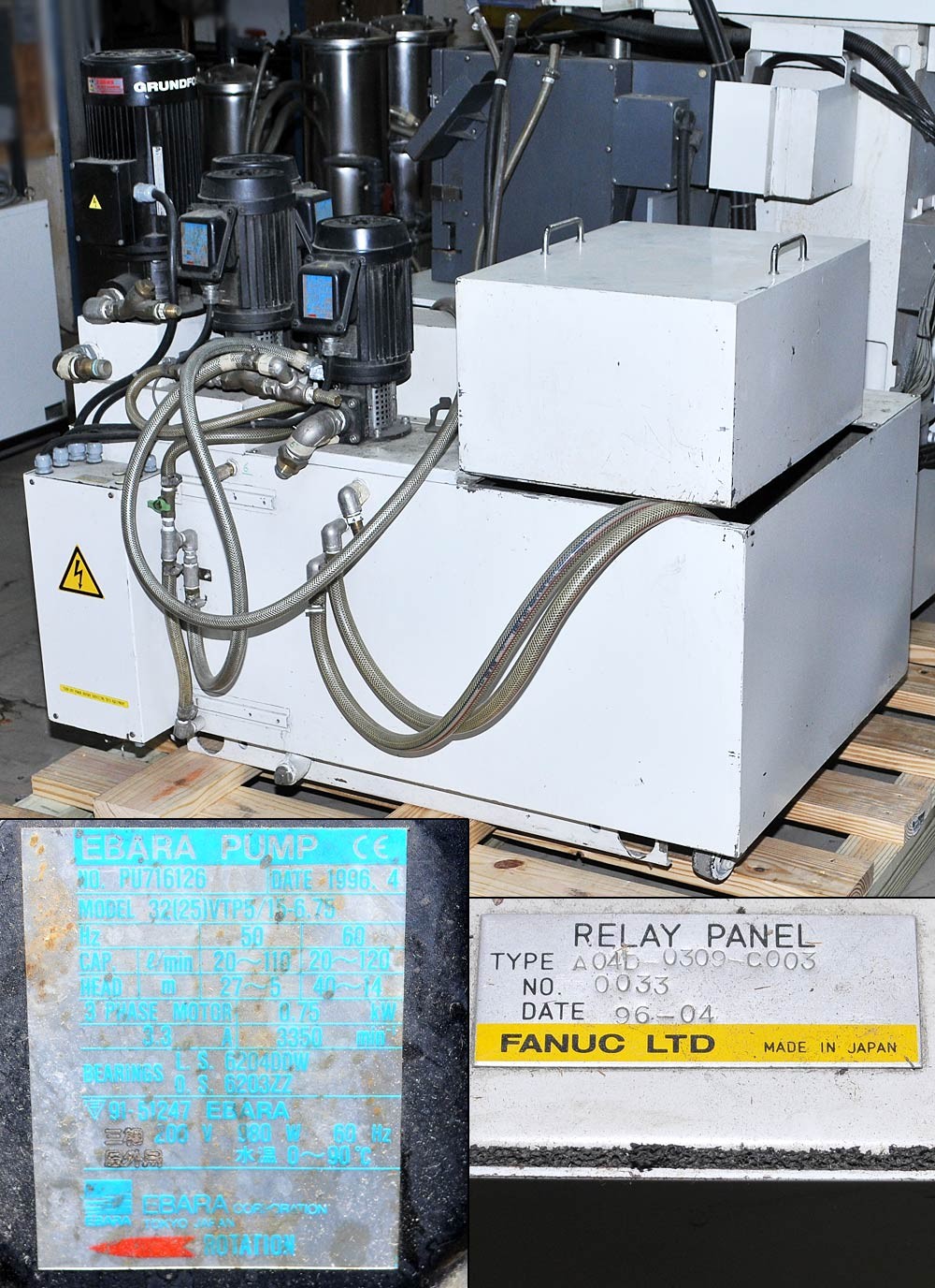 Fanuc a-0C Robocut CNC Wire-Cut Submerged EDM with 16-WC series NC Unit alpha