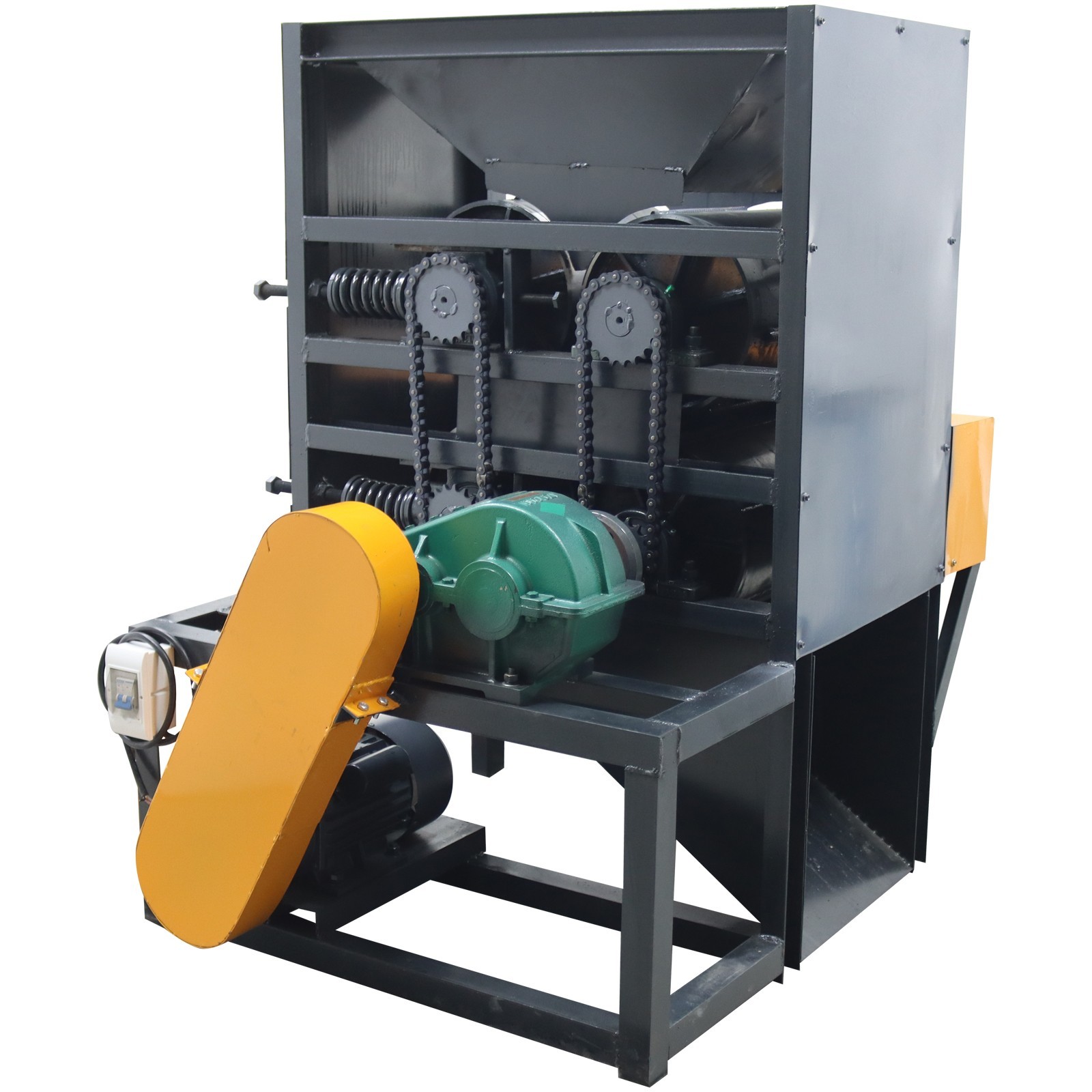 220V all-Aluminum Zip-Top Cans Flattening Machine Recycling Waste 80-120kg/h 4KW