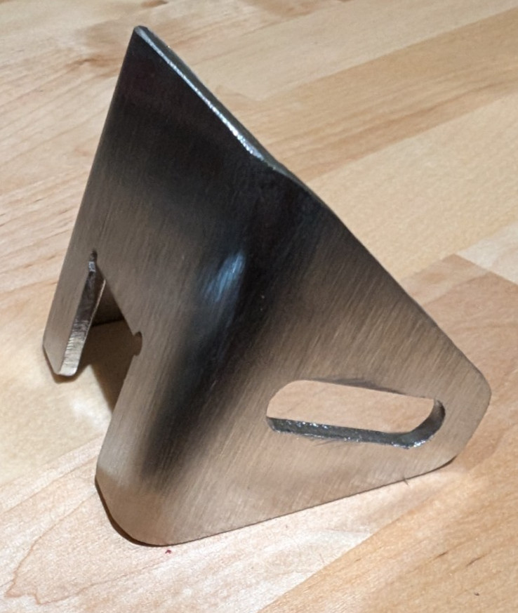 1pk Stainless U-Shaped 6in Bench Grinder Tool Rest (For Baldor and Others)