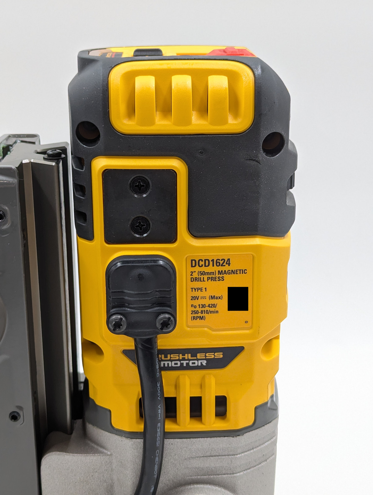 DeWalt Cordless Brushless Magnetic Drill Press Kit w/Hard Case (DCD1624) Yellow
