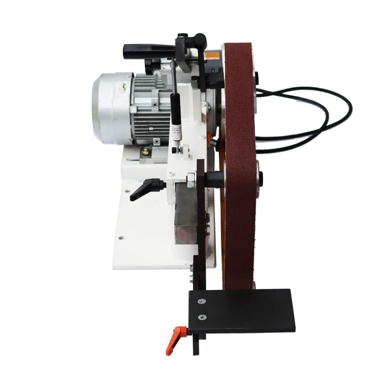 72″-82″ Sand-Belt Grinder with 3 Grinding Wheel for Arc/Flat/Concave Grinding