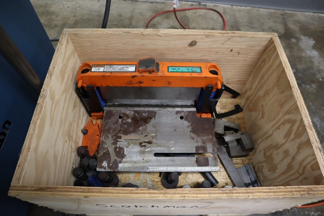 Scotchman 50514-EC 50 Ton Hydraulic Ironworker, Flat Shear, Angle Shear, Brake