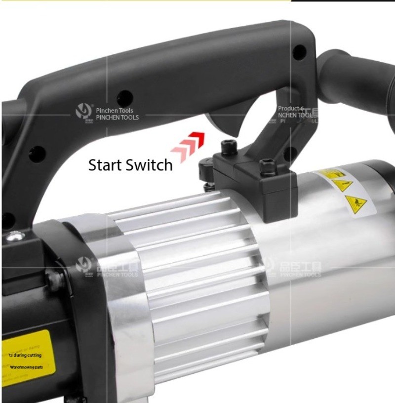 Portable Handheld 1500W Electric Hydraulic Rebar Bender 6mm-25mm Bending Range