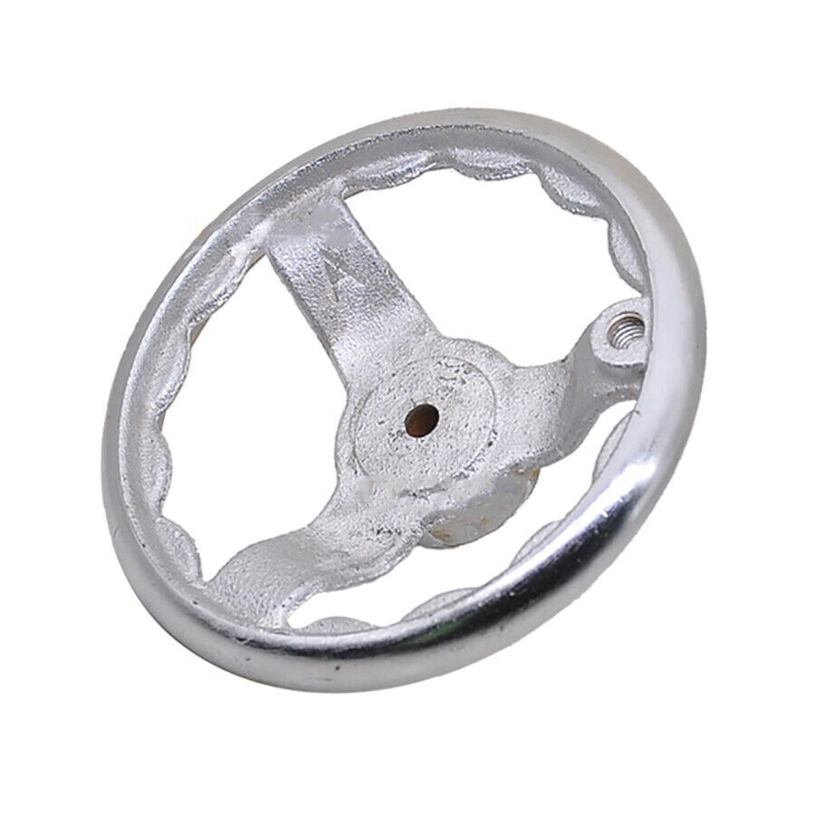 3″ – 16″ Round Iron Hand Wheel Chrome Plated Handwheel for Milling Machine Lathe