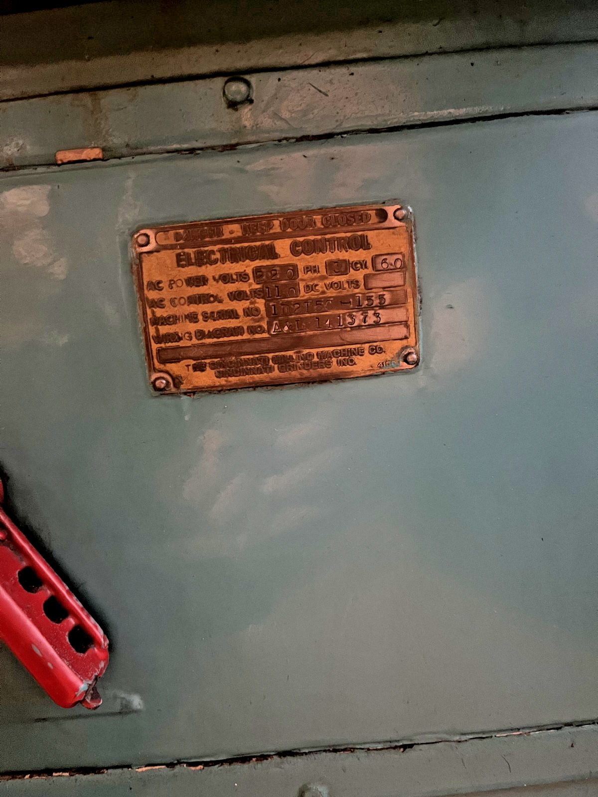 1955 Cincinnati No. 2 Cutter & Tool Grinder – Industrial Toolroom Grinder