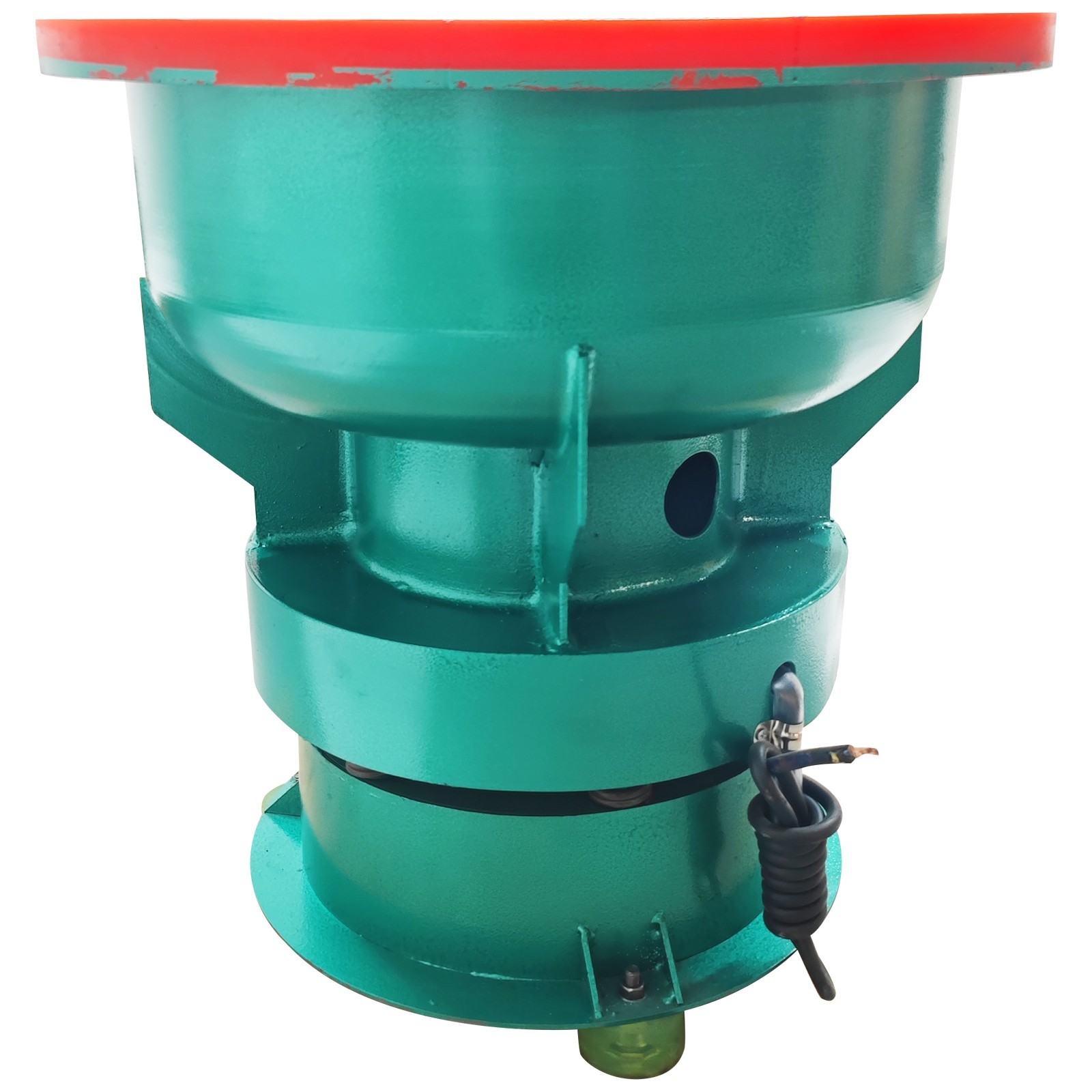 60L Vibration Deburring Polishing Machine Straight Open Vibration Grinder 220V