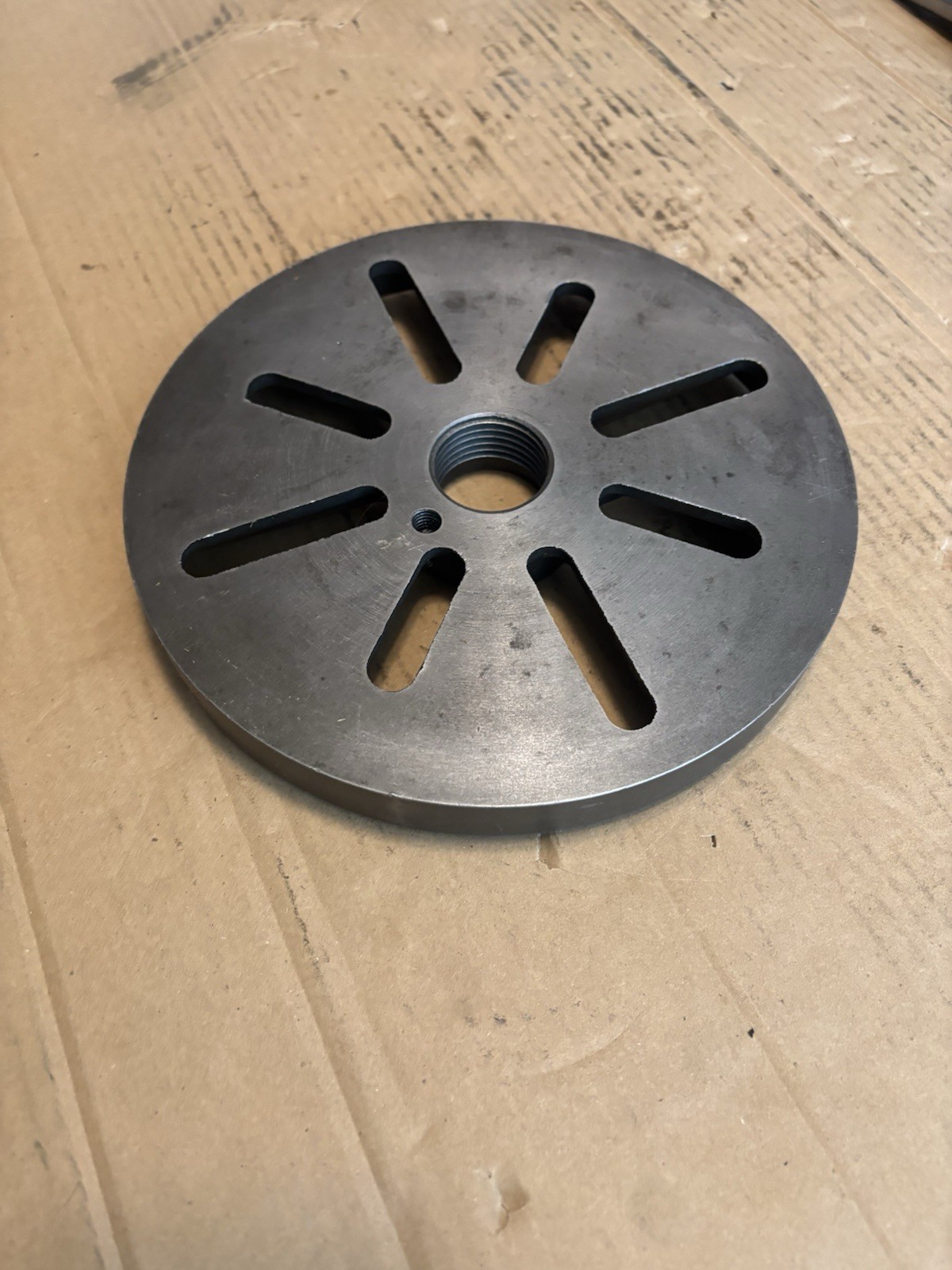 8 1/2” South Bend 9/10K Slotted Faceplate, Lathe, South Bend 9″,