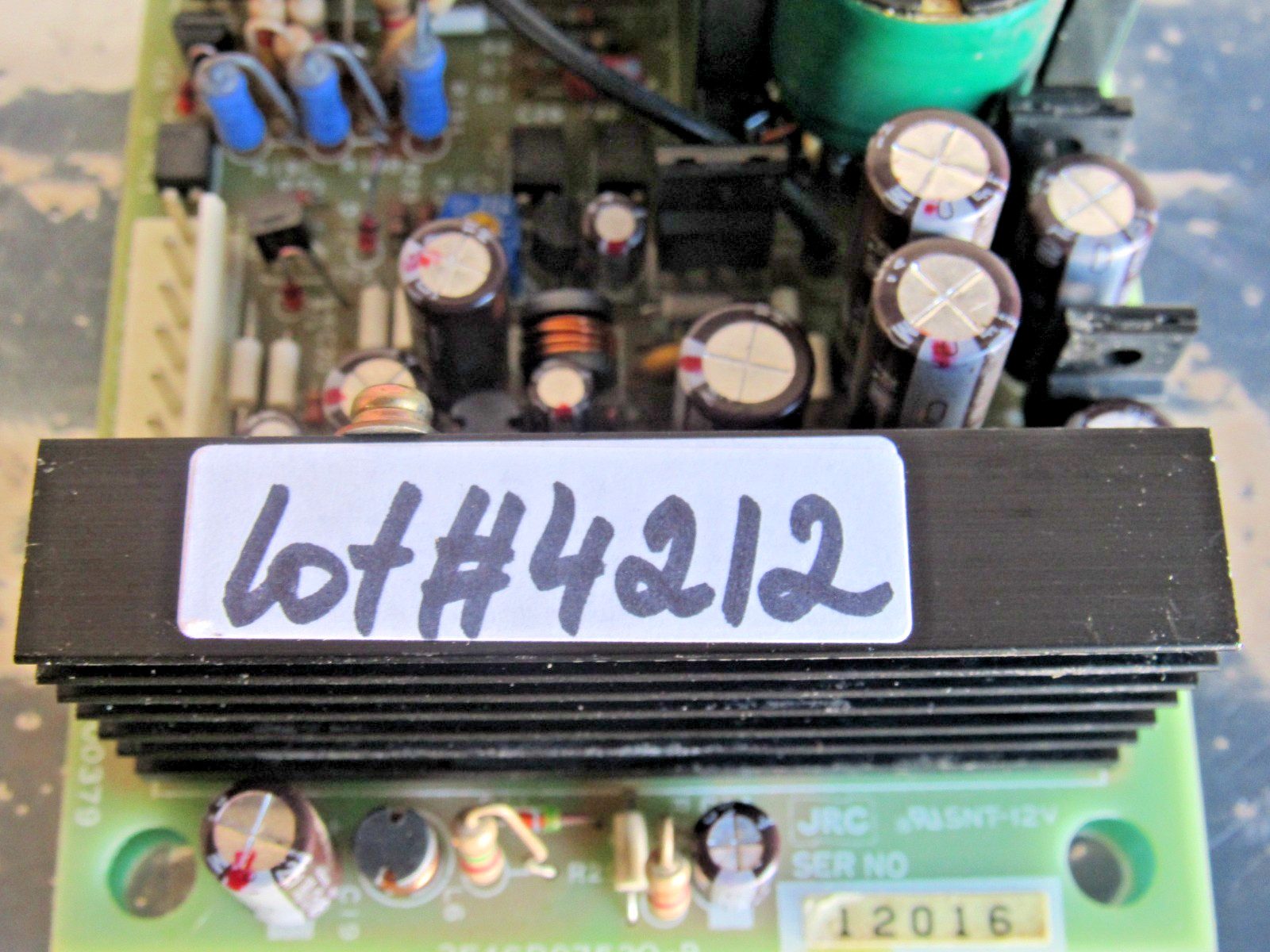 Yaskawa JRC SNT-12V 3546P07530-B AVR000379 Lot # 4212 Listed by Greg