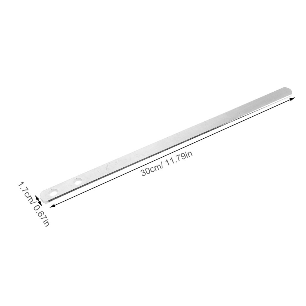 2Pcs Portable Manual Rebar Bender Hand Held Steel Wire Bending Tool Silver