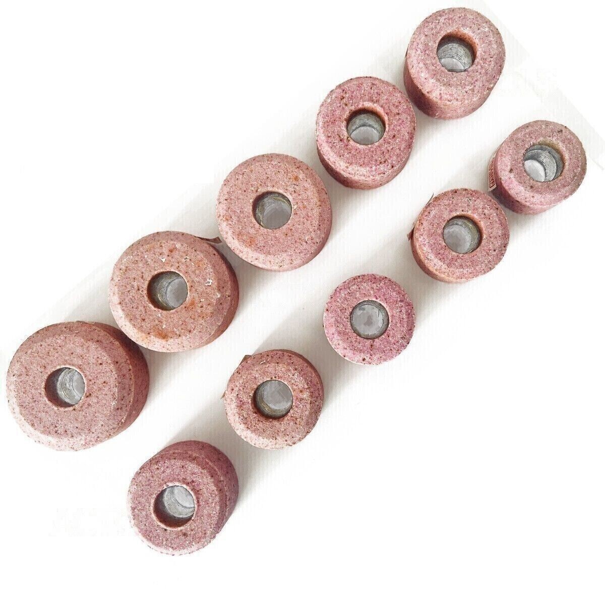 Sioux Valve Seat Pink Grinding Wheels Set 10 Pcs Stone Holder Star Drive 11 16″