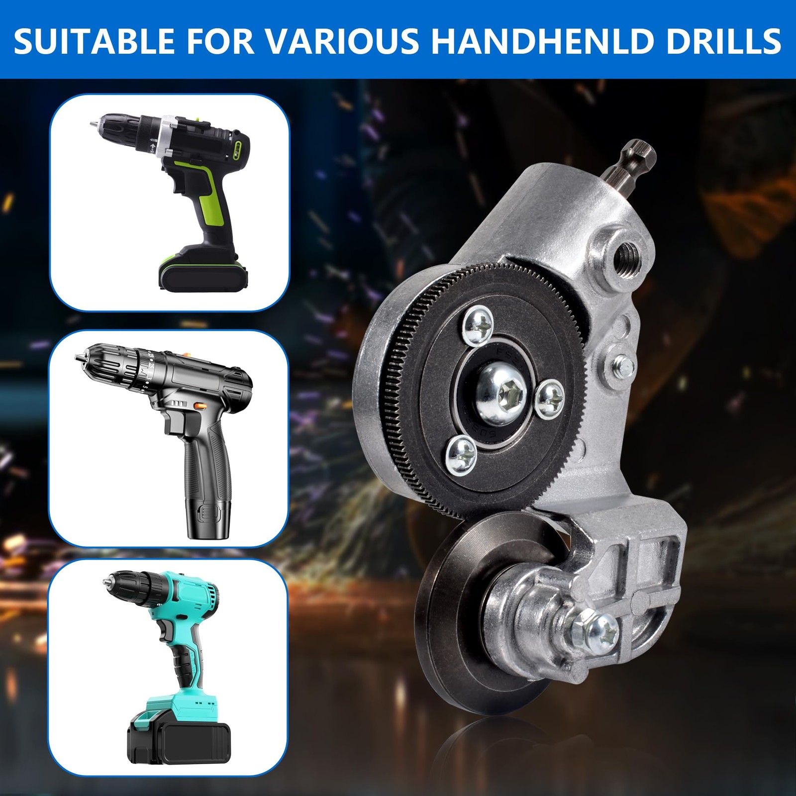 Innovative Electric Drill Plate Cutter – Versatile Metal Shears Attachment fo…