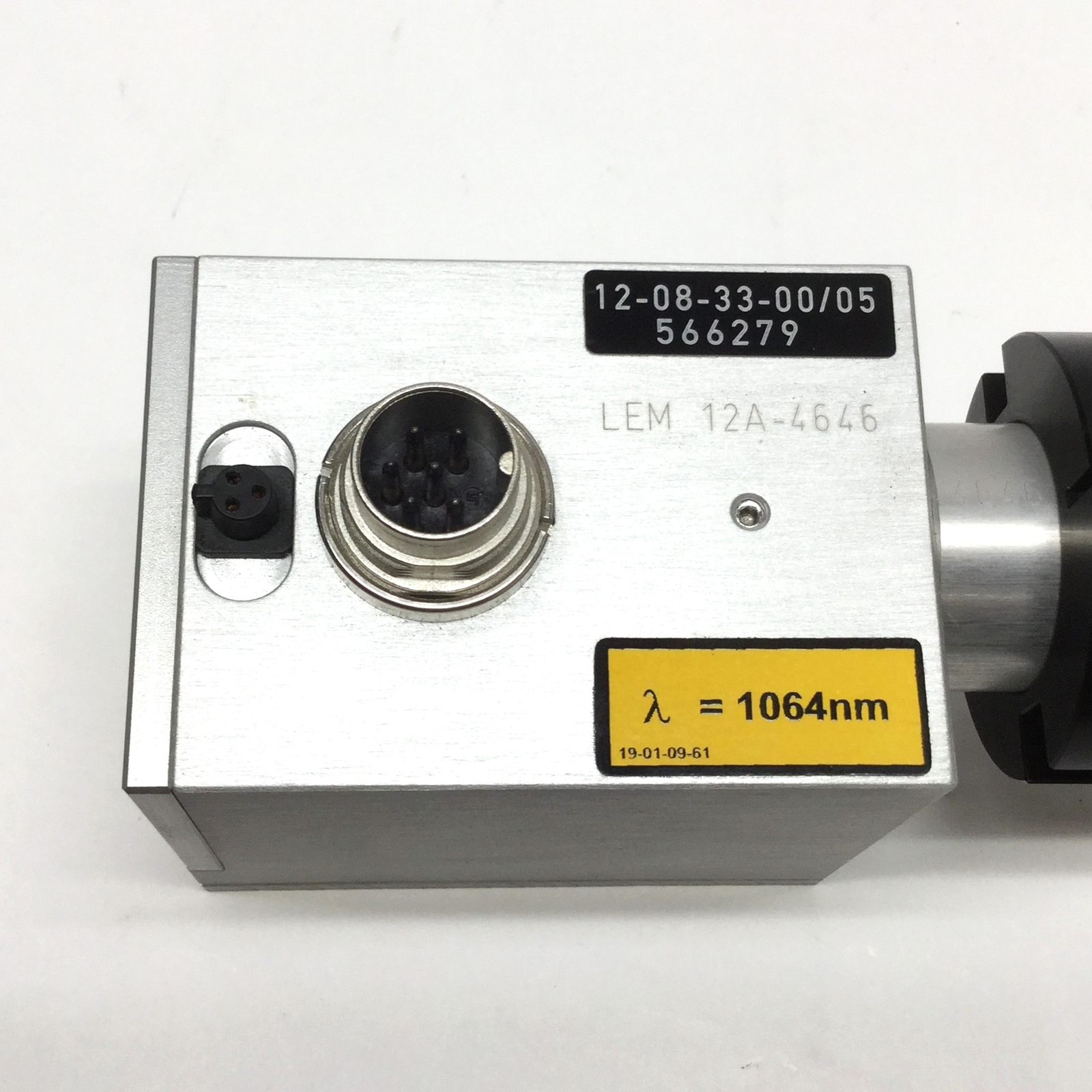 TRUMPF HAAS 12-08-33-00/05 LEM 12A Nd:YAG Laser Power Measuring Sensor 1064nm