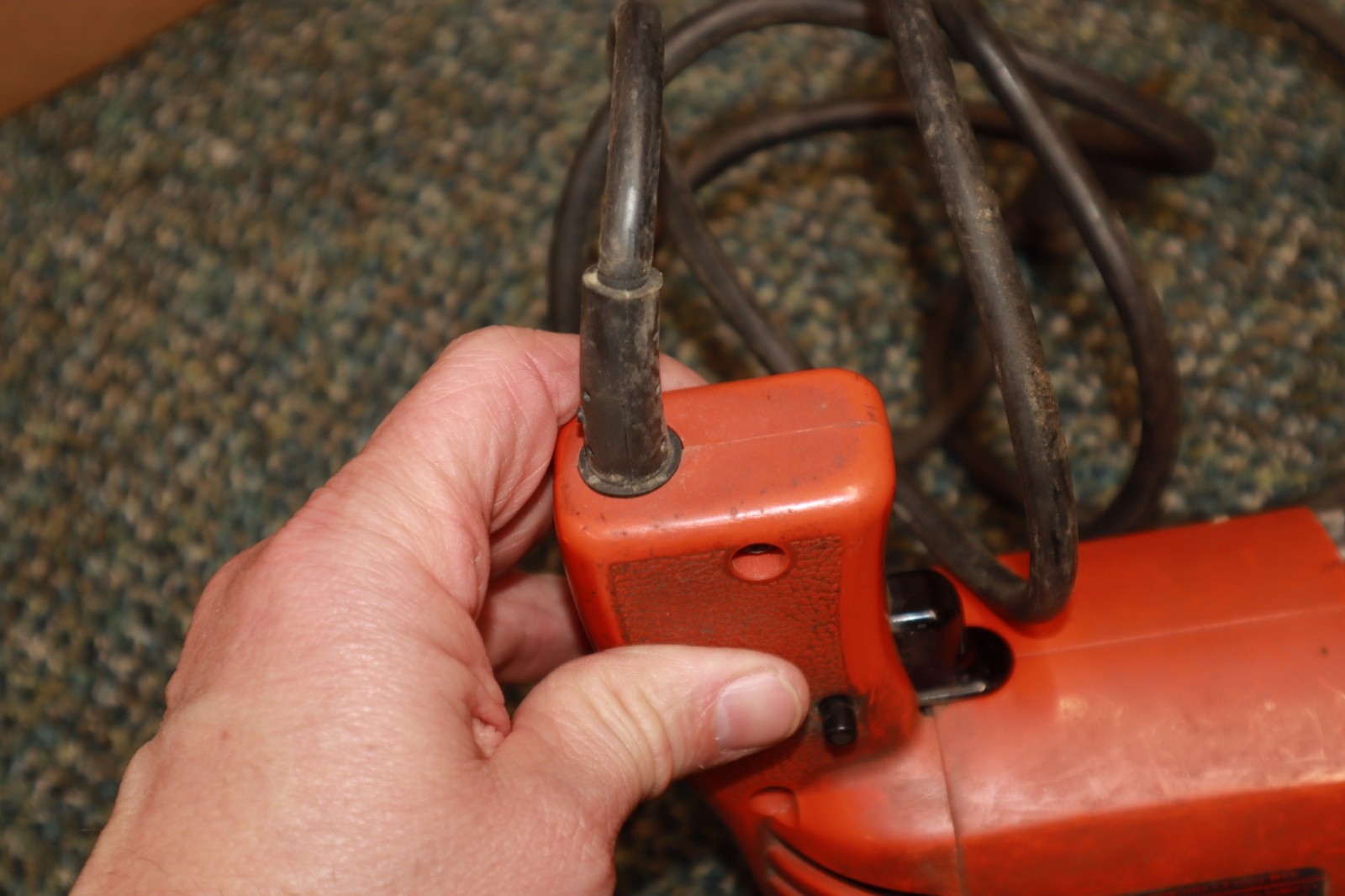 Vintage Used Ram # R-100 Heavy Duty Sheet Metal Shear Corded Tool