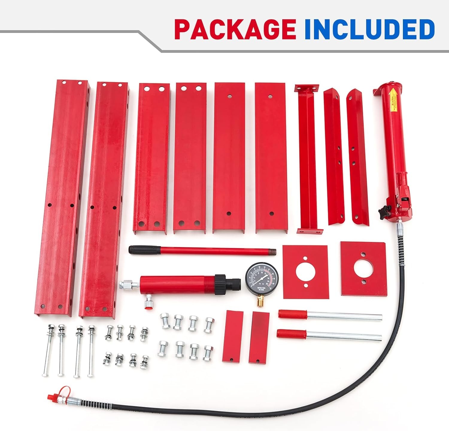 H Frame 10 Ton Shop Press Hydraulic Heavy Duty Steel Benchtop Bending Tool
