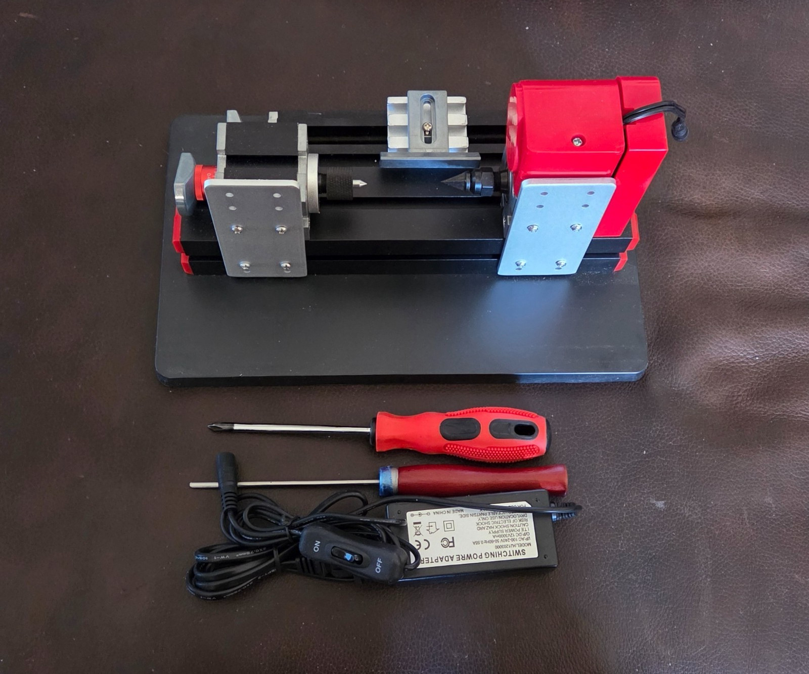 DIY Miniature Metal Mini Lathe Machine DC 12V 36W