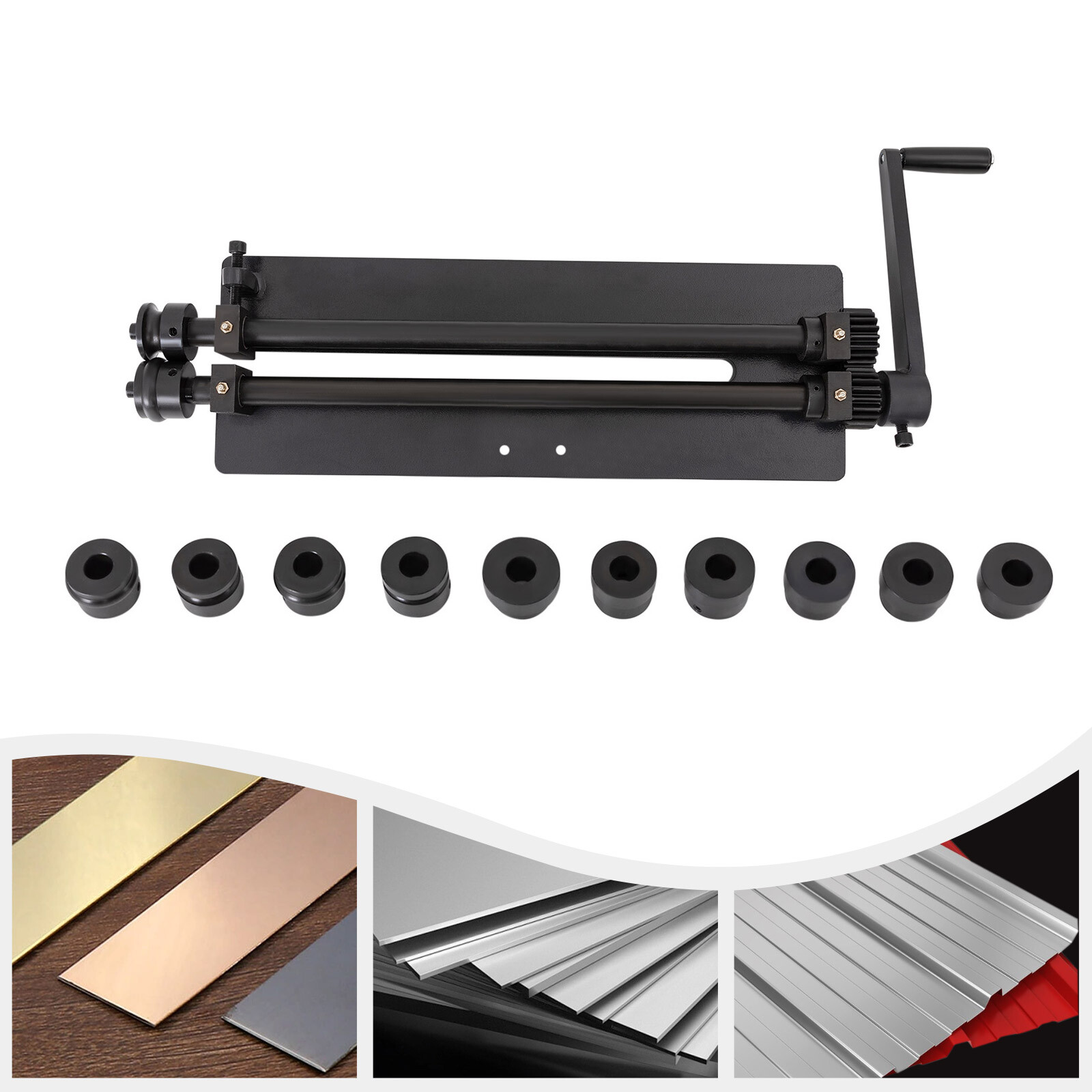 Sheet Metal Fabrication Bead Roller Rotary Machine Flaring Tool Beading Machine