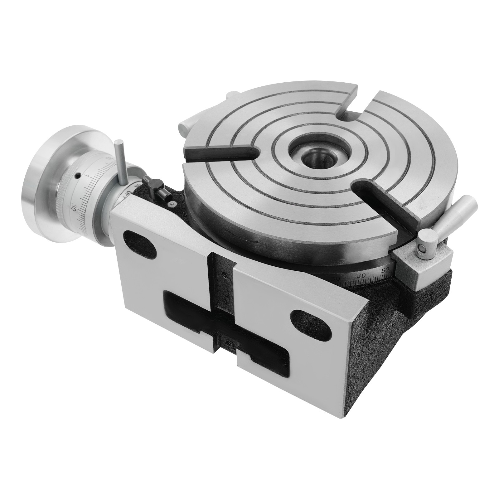 Horizontal Vertical Rotary Table, 3-Slot Rotary Table for Milling Machine