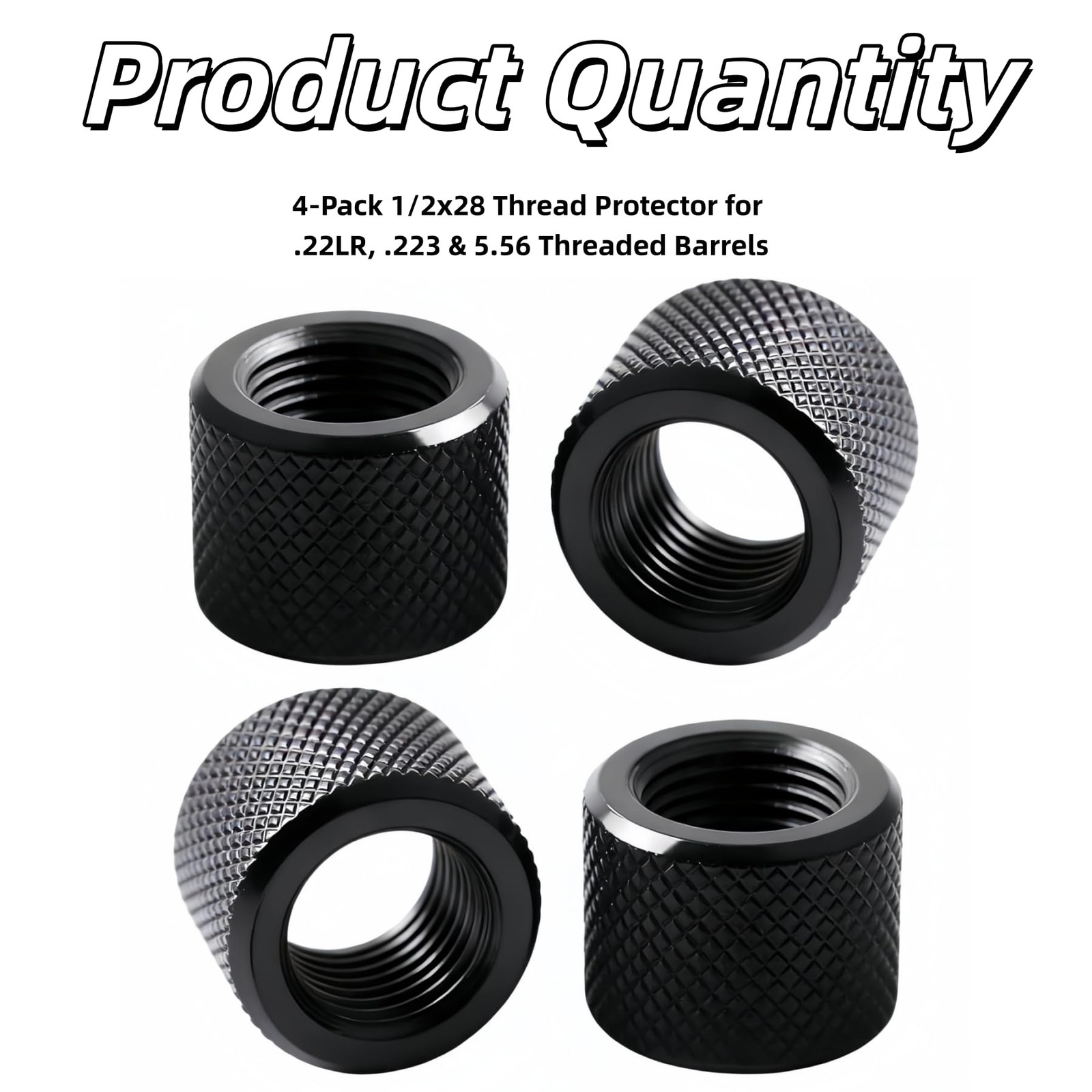 Thread Protector 1/2 x 28 for .22LR .223 & 5.56 | Durable Cerakoted Finish | …