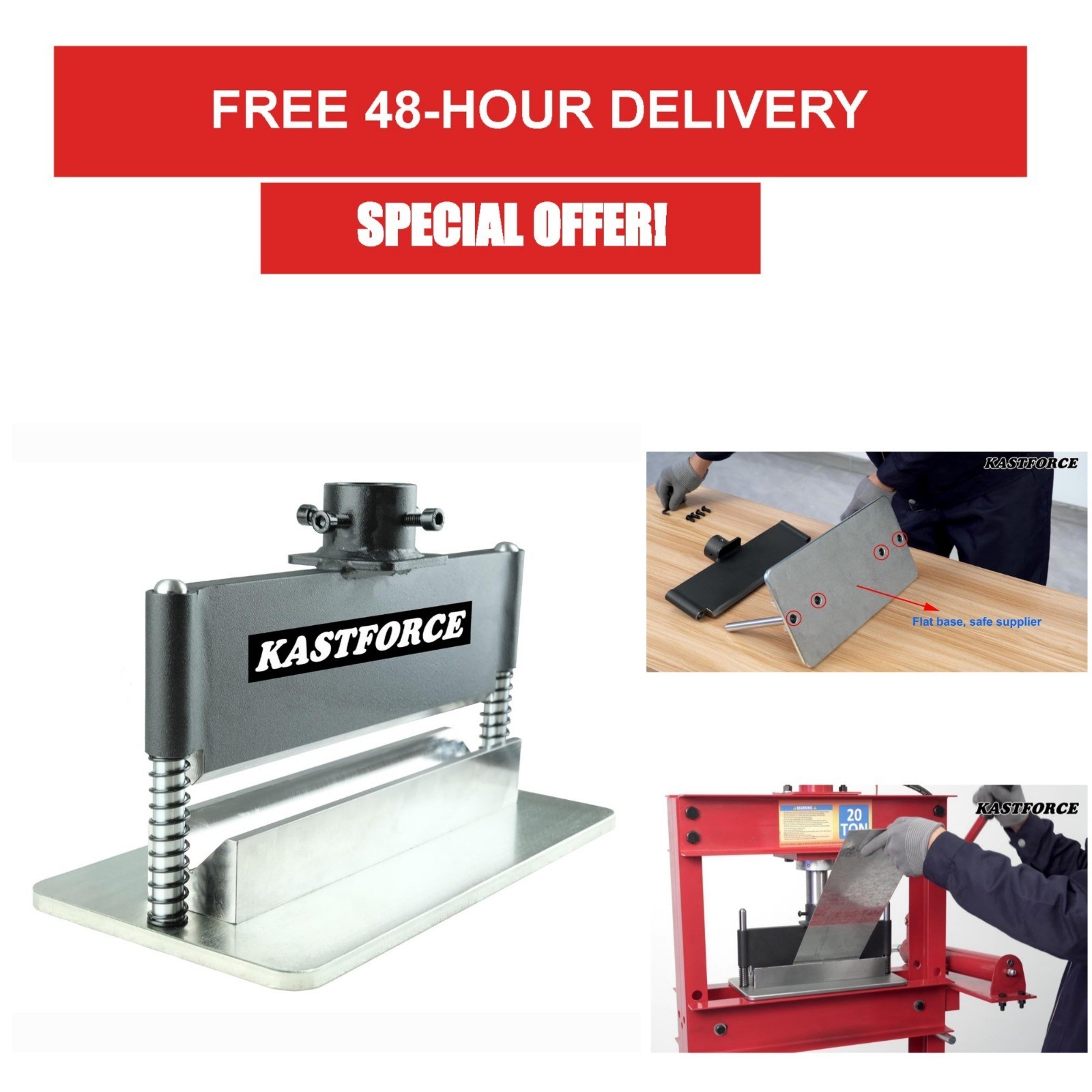 KASTFORCE KF5017 Press Brake Attachment for 12-20 Ton Hydraulic Presses