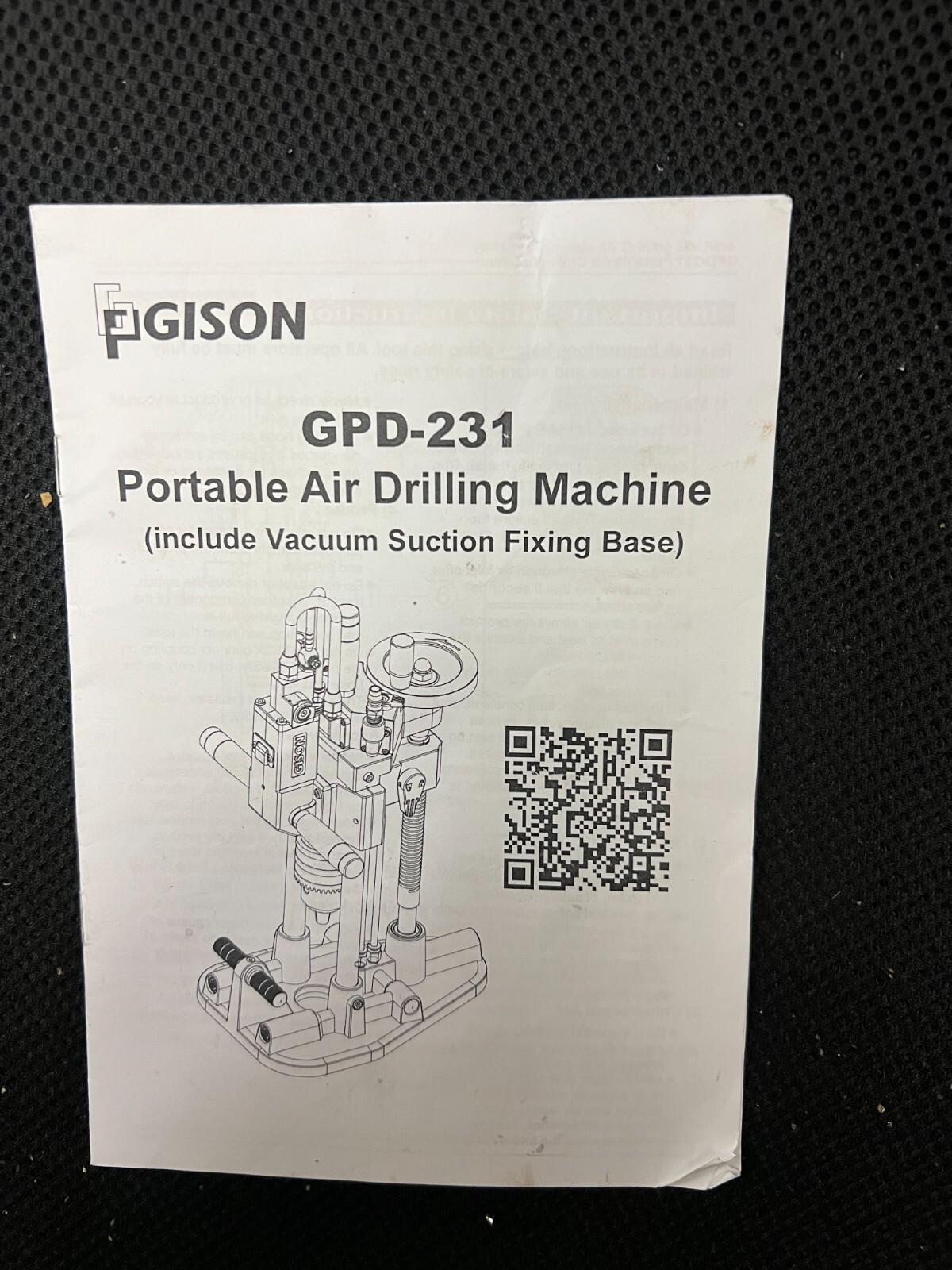 GISON Portable Air Drilling Machine GPD-231