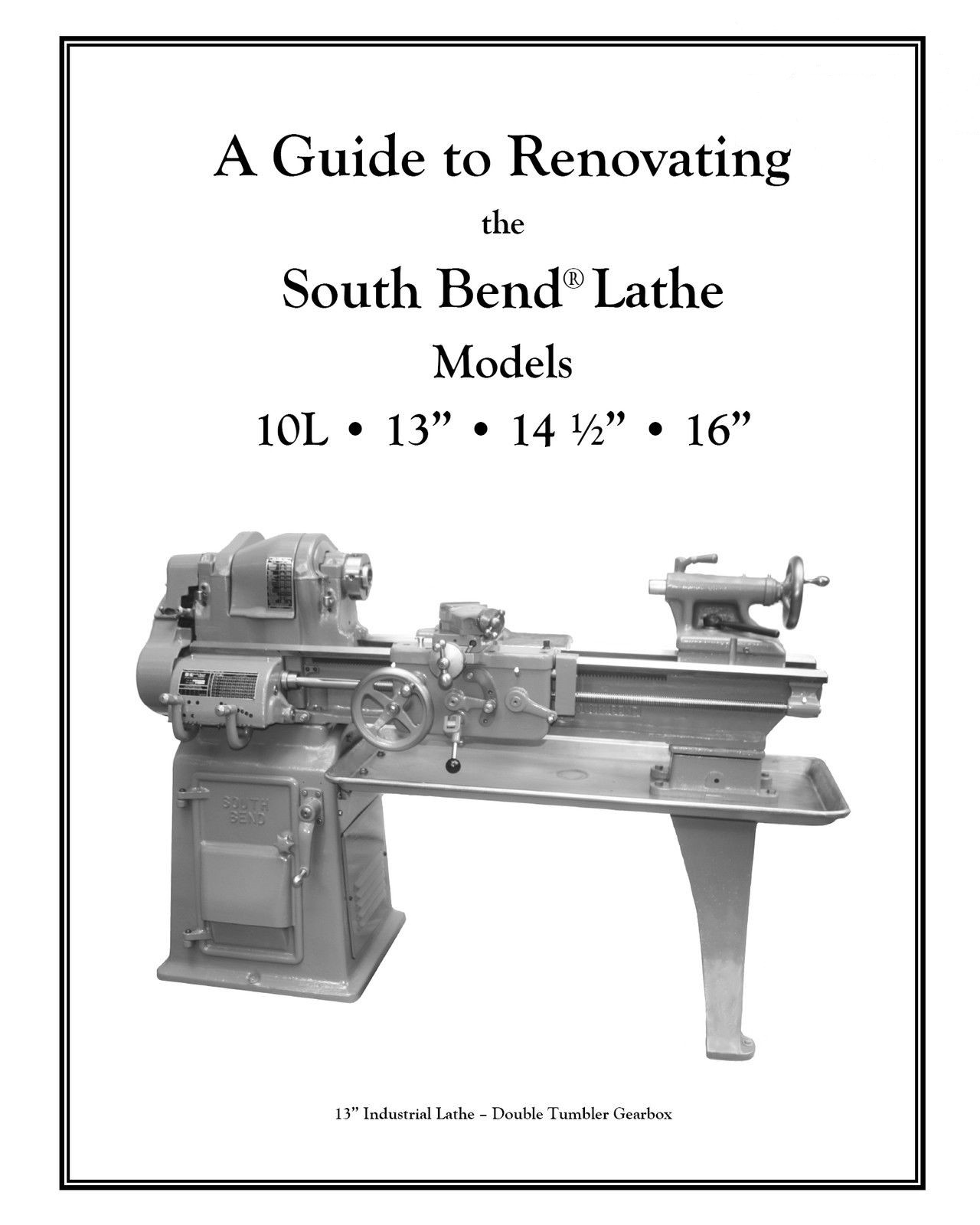 South Bend Lathe Model 10L ● Full Rebuild Package ● Manual, Felt, Oil, Grease!