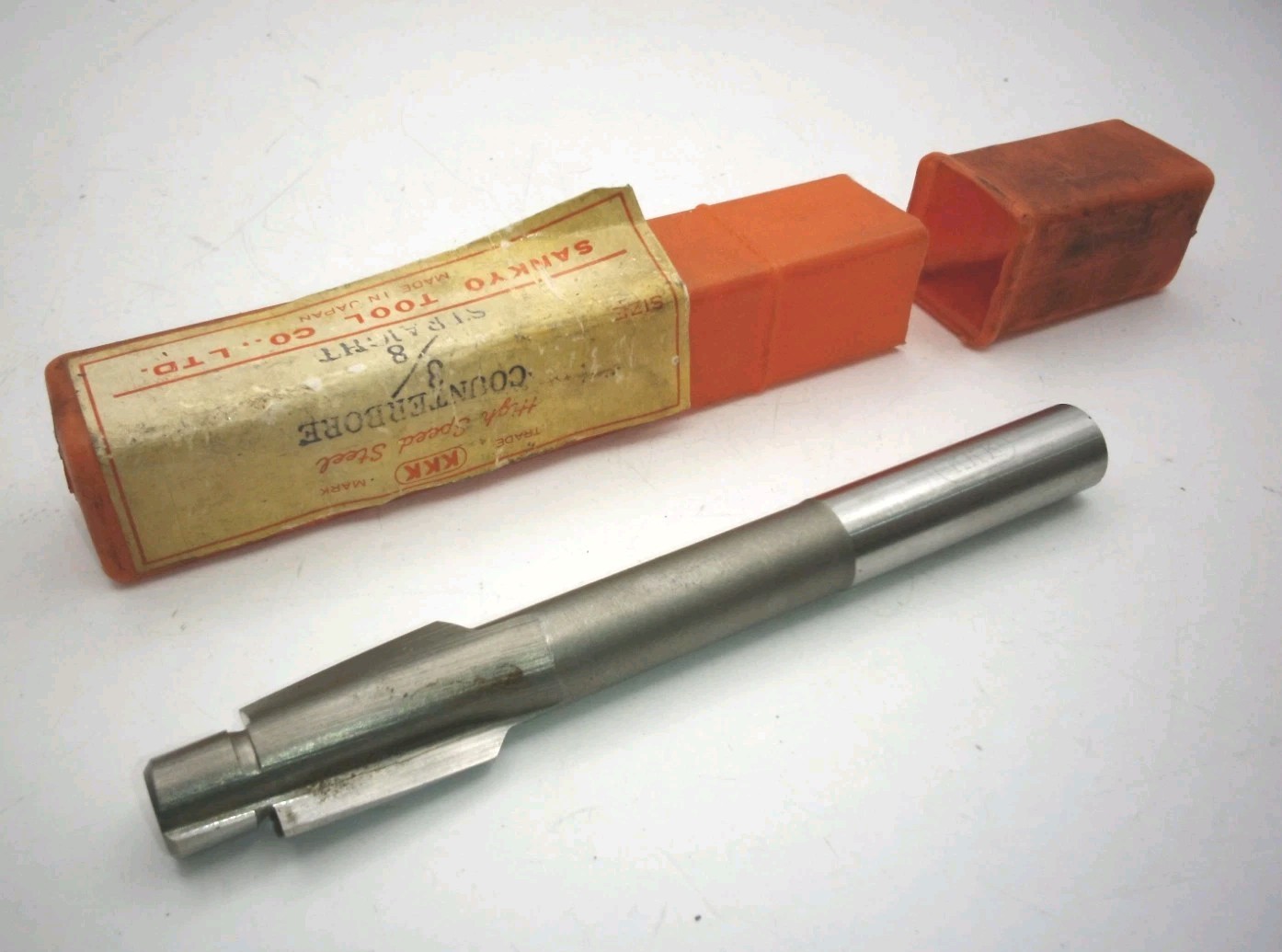 Sankyo Tool Counterbore HHS High Speed Steel 3/8″ Straight Japan