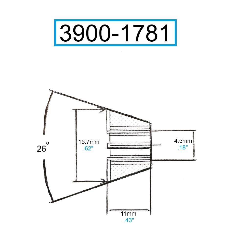 4.2MM RUBBER FLEX COLLET (3900-1781)
