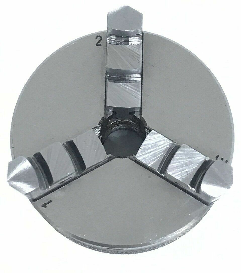 65mm Lathe Chuck 3Jaw Self Centering Reversible Mini 2-1/2″ Inch M14x1 Threaded