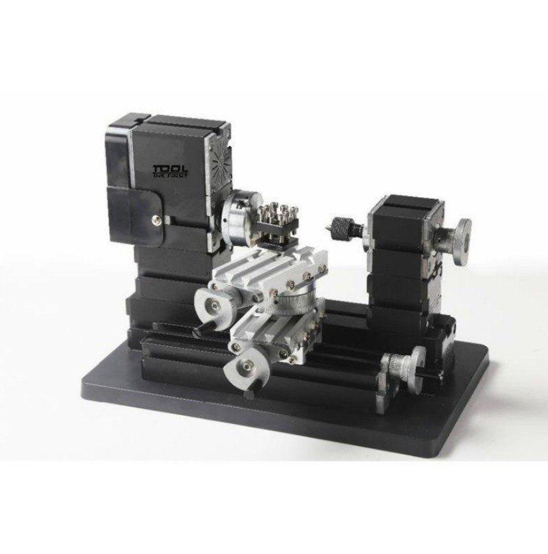 High Power 60W Miniature Metal Rotary Lathe Model Making Lathe Equipment