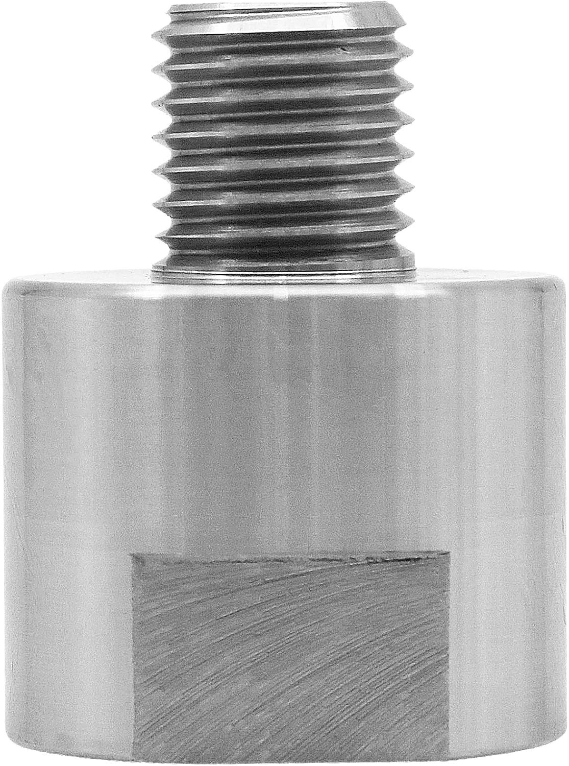 Woodworking Lathe Headstock Spindle Adapter 1-1/4In X 8Tpi to 1In X 8Tpi,Hard St