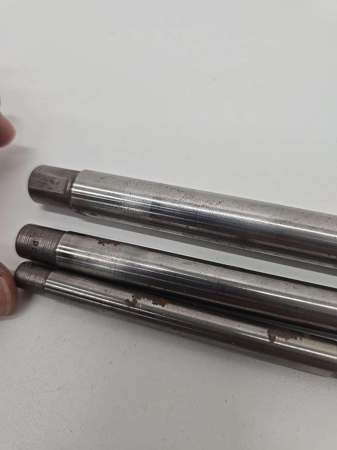 (3) Chicago Latrobe Lathe Mandrels 5/8″, 1/2″, 3/8″ Type 54