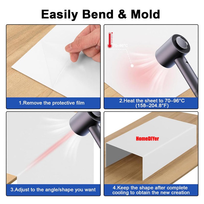 ABS Plastic Sheet DIY Project Model Making Plate Board Black White Beige 0.5-5mm