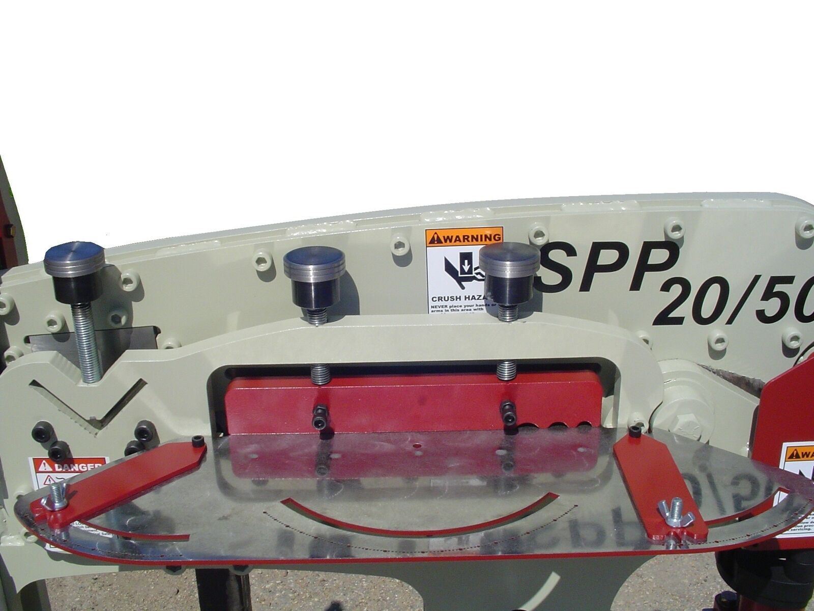 NEW 50 Ton Iroquois Hydraulic IRONWORKER Shear, Press, Punch, Single Phase 230V!