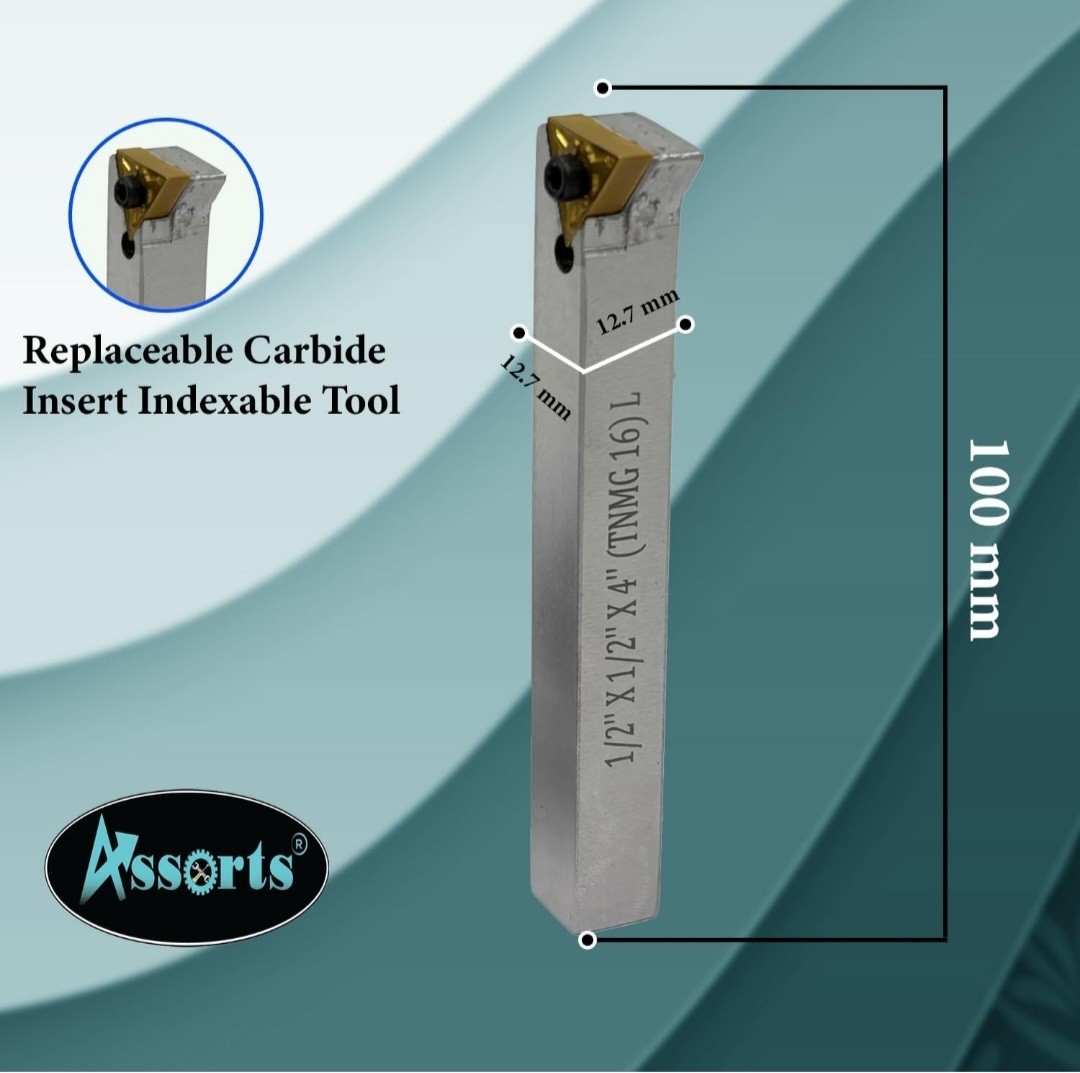 4″ Fly Cutter with TNMG16 Carbide Indexable Tip & HSS Tool Bit