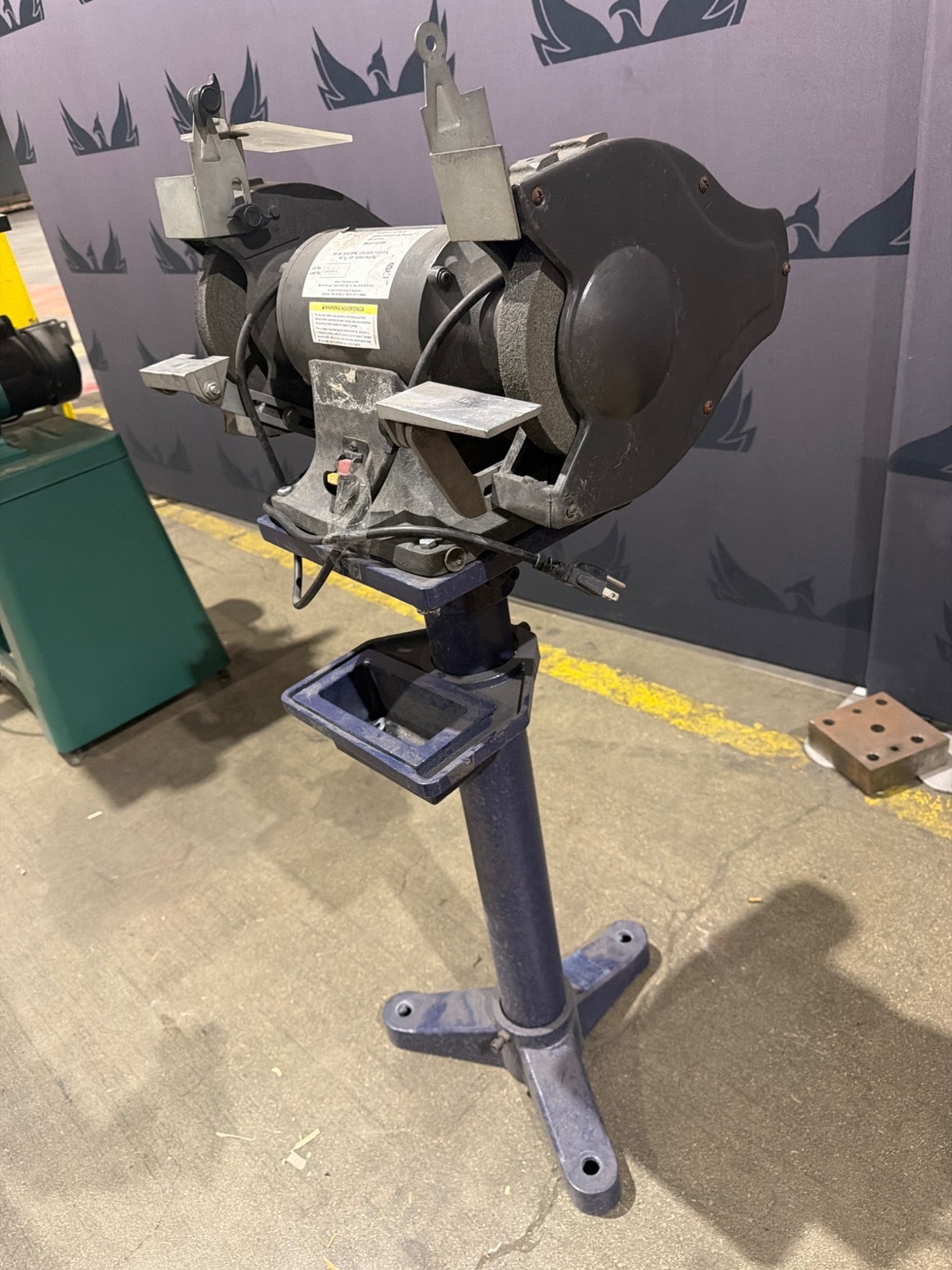 Dayton 2LKR9 8 Inch Bench Grinder on Pedestal Stand – USED