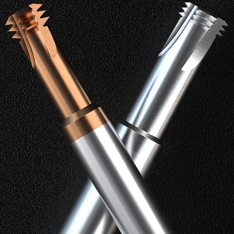 3 Flute End Mill 3-Teeth Thread Milling Cutter For Steel/Aluminum Engraving/ CNC