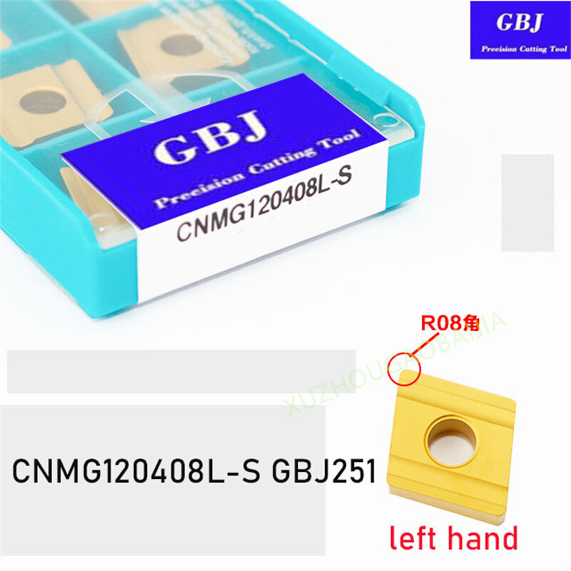GBJ-CNC CNMG120404 R-S CNMG120408 L-S GBJ251 Carbide Turning Insert wide slot