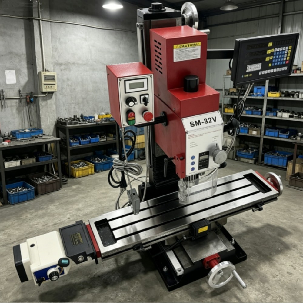 Precision Milling and Drilling Machine 1500W 3-Axis 50-2250RPM for Metalworking