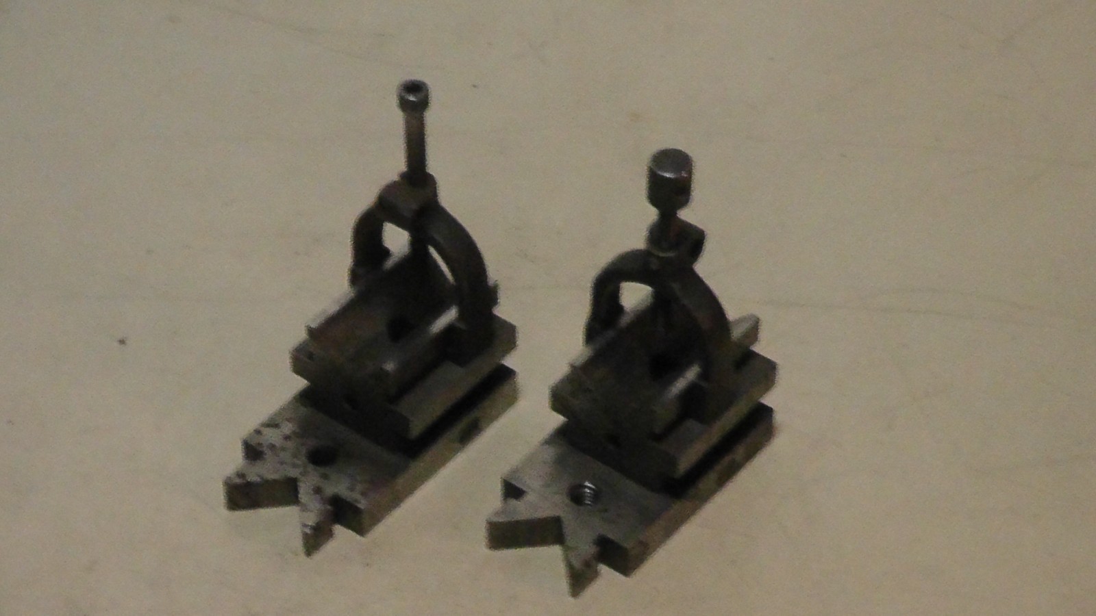 2x Unbranded V-Block and Clamp Set Tool Maker Machinist, Used
