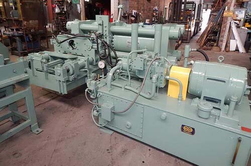 800 TON BEMCOR “LITTLE SLUGGER” HYDRAULIC SHEAR ROUND 5-1/4″ MAX