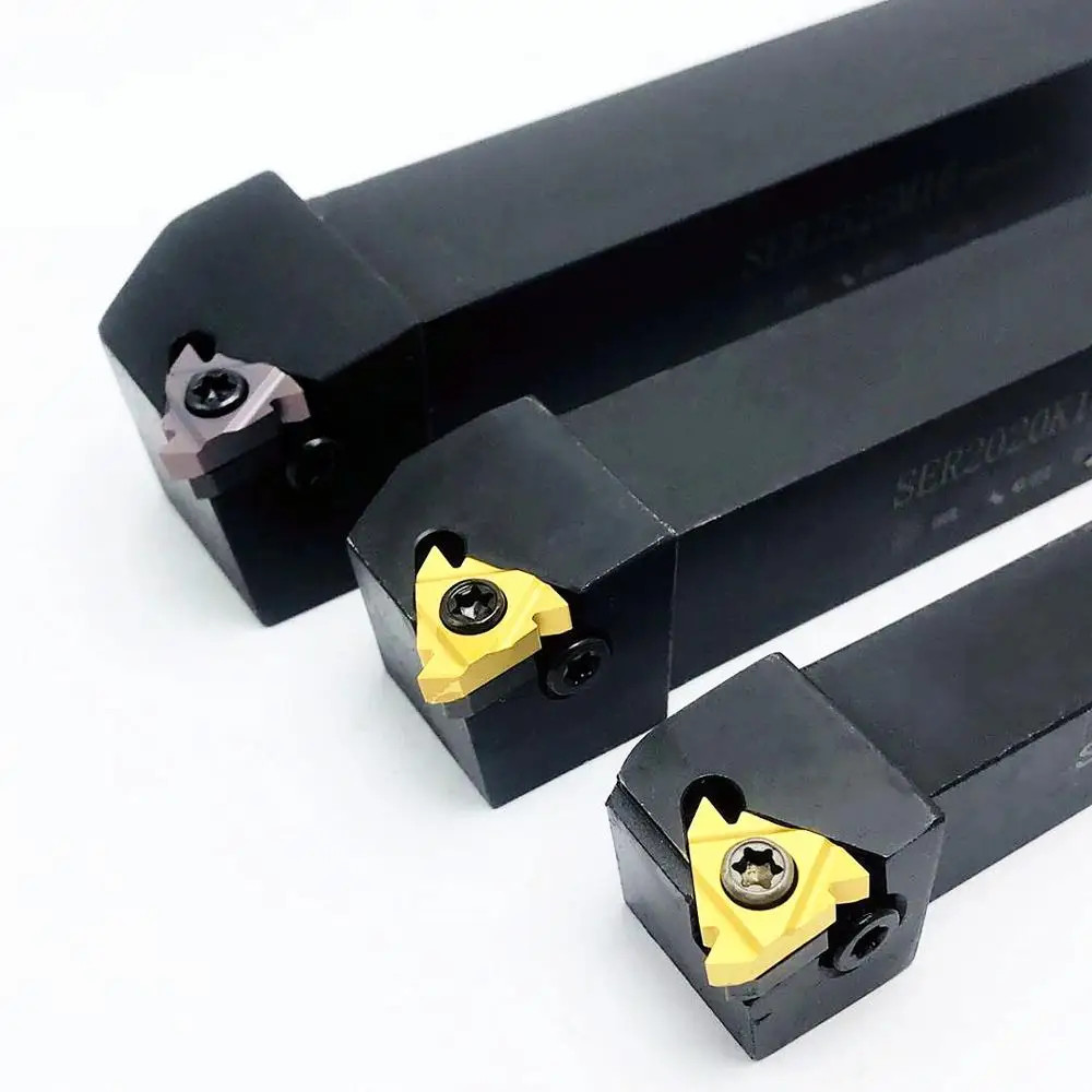 Thread Turning Tool Holder SER2525M16 SEL2020K16 10PCS Carbide Insert MMT16ER