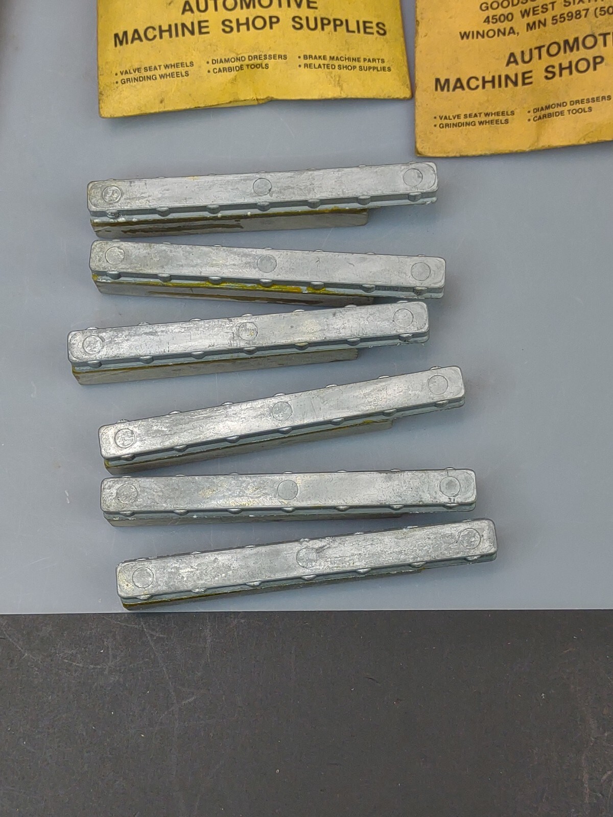 NOS Goodson HE-625 Honing Stones-3 Sets/6 Stones- 280 Grit-