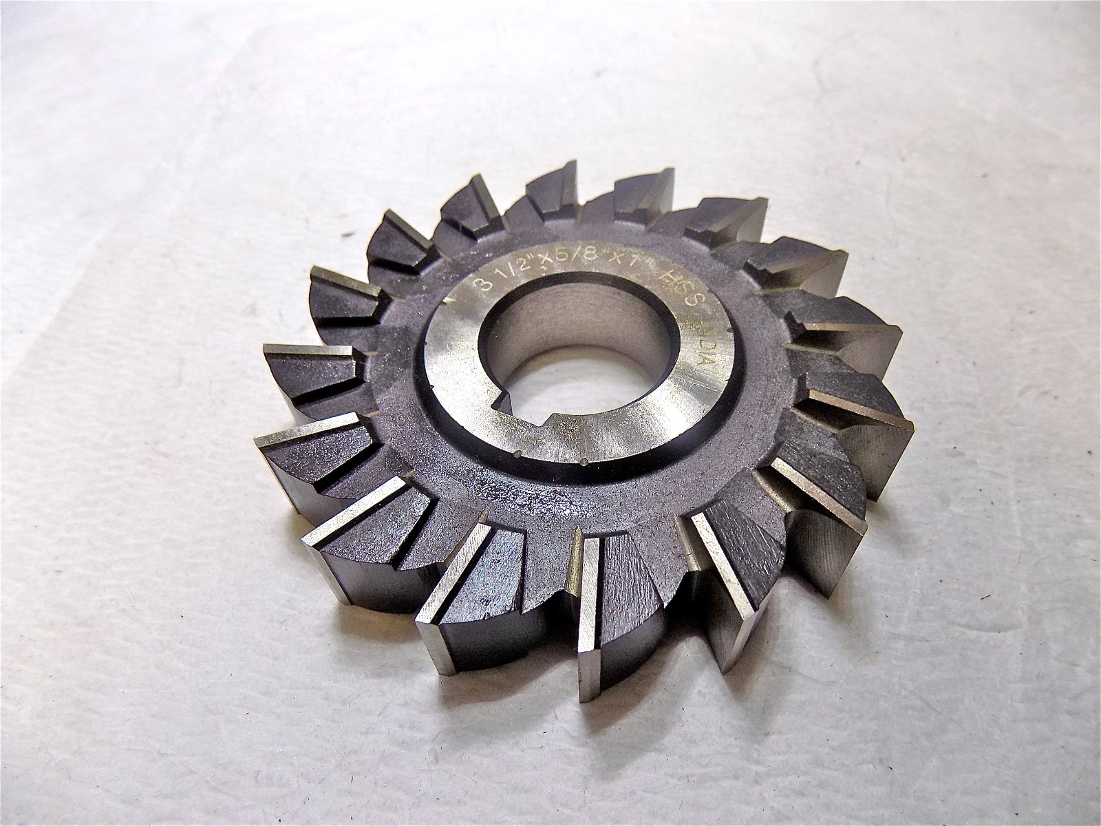 Interstate Side Milling Cutter 3-1/2" x 5/8" x 1" HSS Straight Te