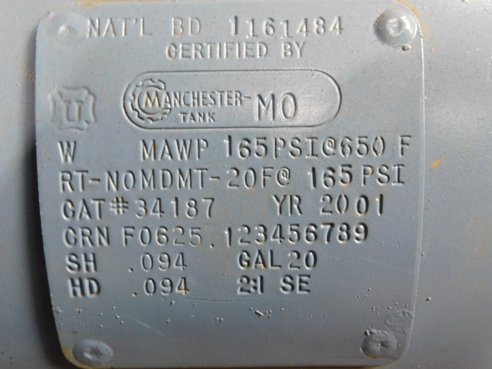 General Air Compressor. Model 0L675100ACT