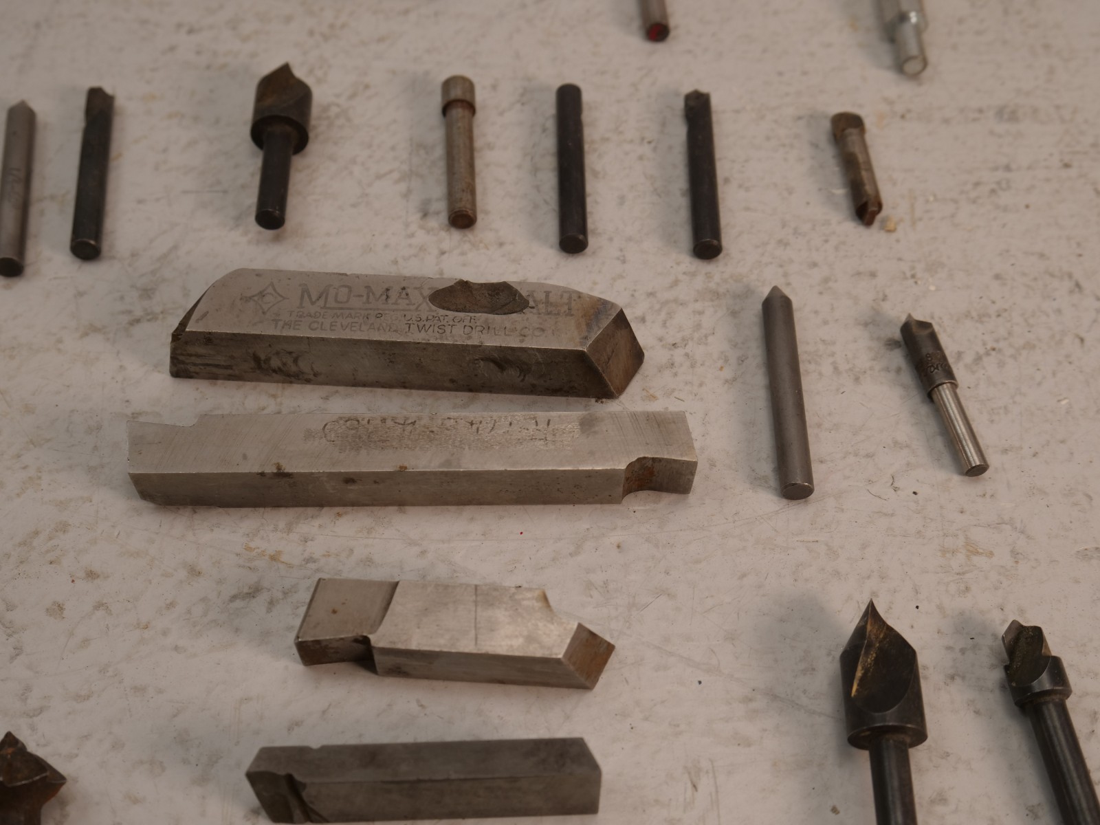 Machinist Tool Lathe Mill Lot Ford Severence HS Carbide Cutting Bits