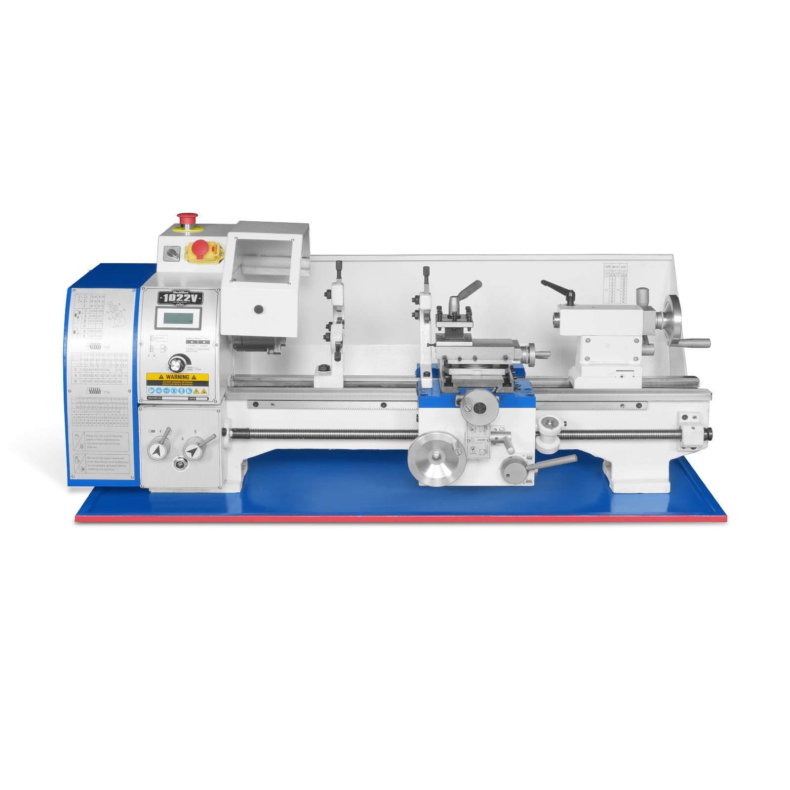 110V 1.5HP 10”x22” Metal Lathe Machine,0-2000 RPM Variable Speed, 1022V