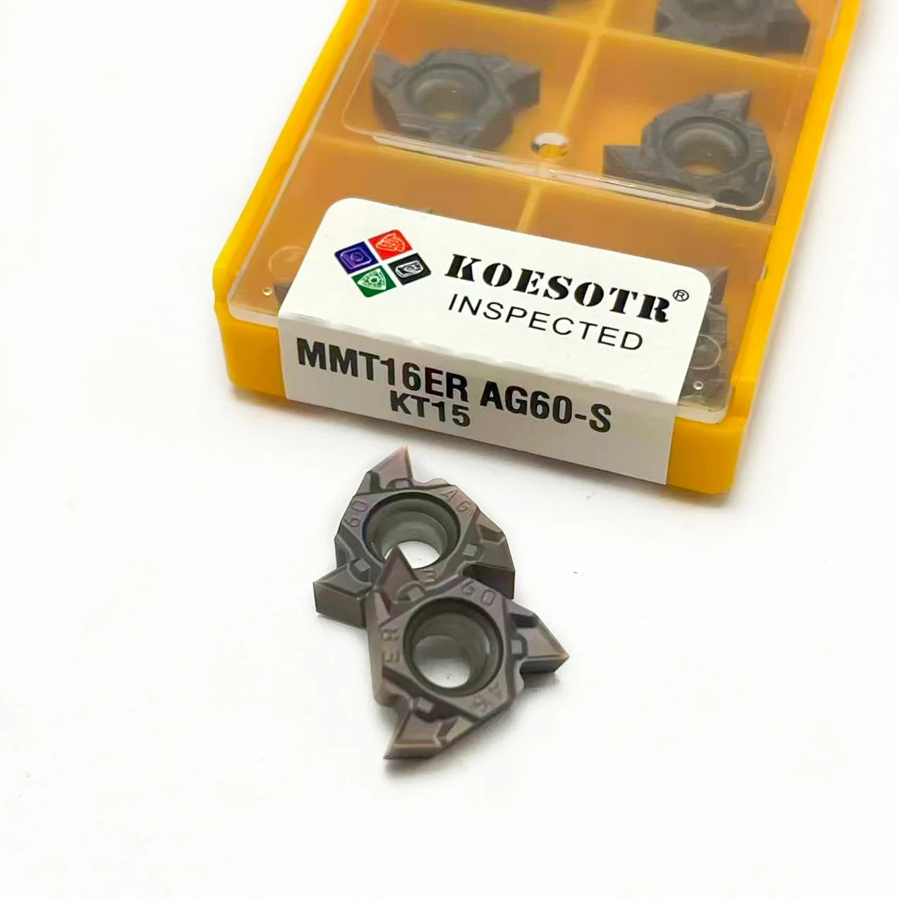 Carbide Thread Insert MMT16ER MMT16IR AG60-S KT15 KT6020 CNC Lathe Turning 10PCS