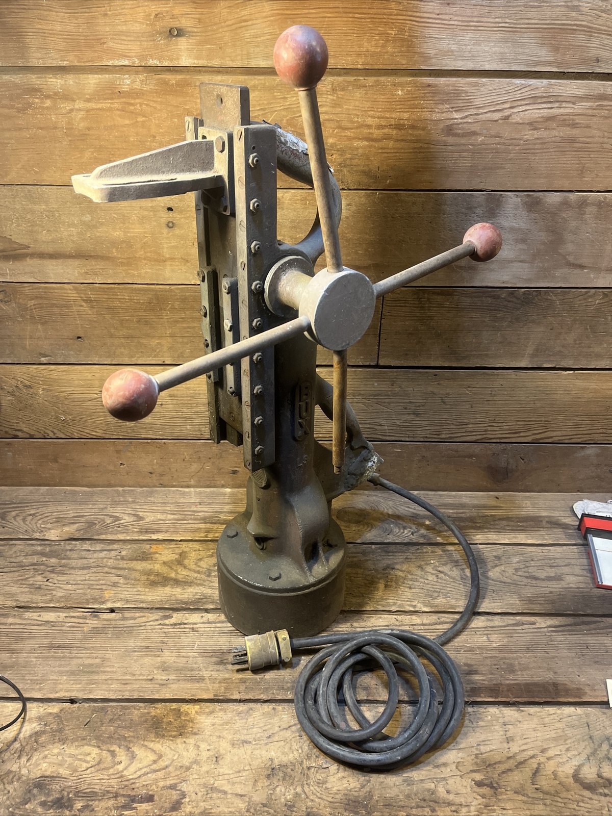 BUX Rockwell L-3 Magnetic Base Drill Press Vintage 120v Mag Works Tool Metal